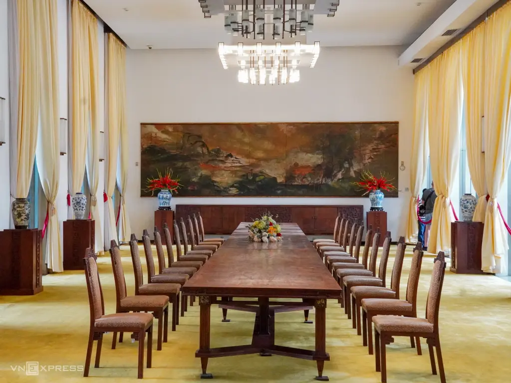 Phòng đại yến tại Dinh Độc Lập