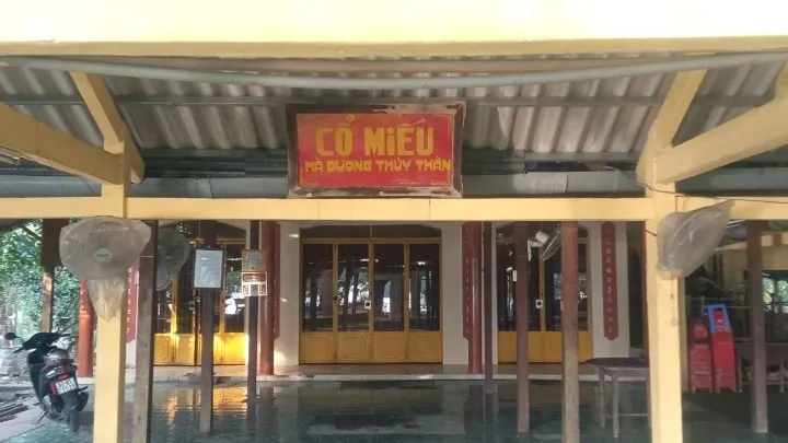 Không gian cảnh quan tại Miếu Hà Dương Thủy Thần
