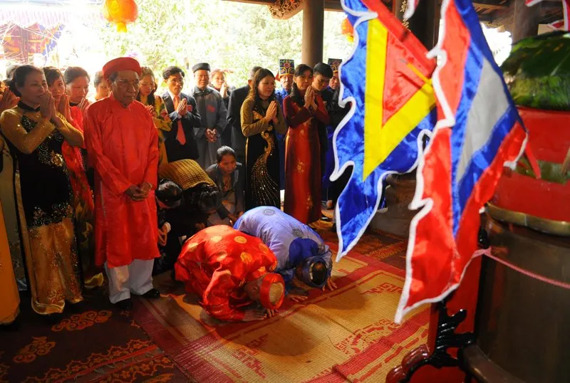 Lễ tế xôi tại Đình Tây Mỗ