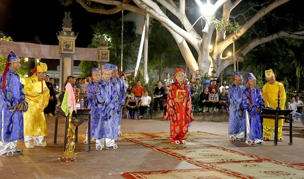 Nghi thức tế Lễ hội Trò Trám
