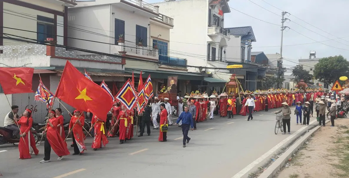 Khai mạc lễ hội Đình làng Trung Thành, xã Kiến Xương năm 2026