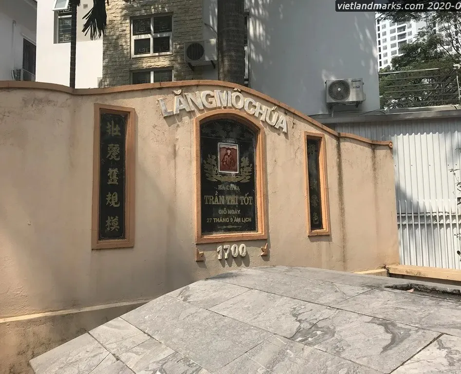Tổng quan Lăng bà chúa Trần Thị Tốt