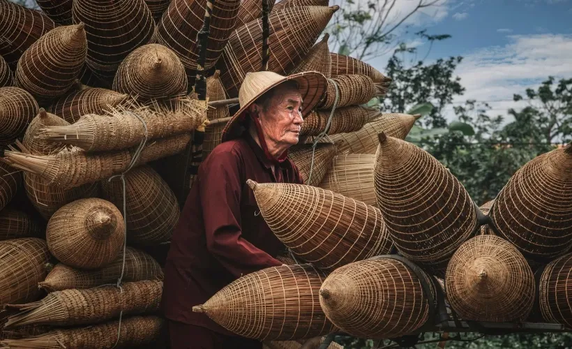 Làng nghề đan đó Thủ Sỹ