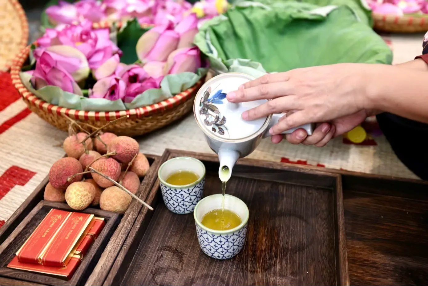 Nghề ướp trà sen Quảng An