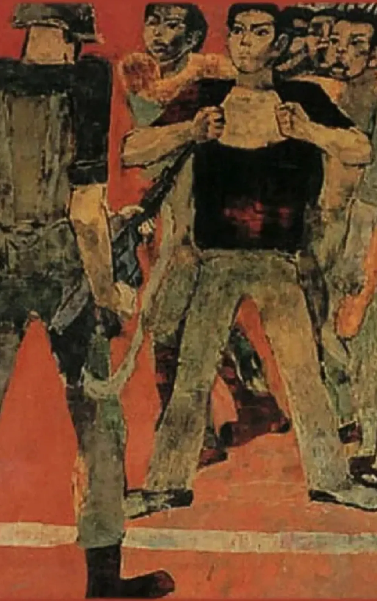 Tranh "Thanh niên thành đồng"