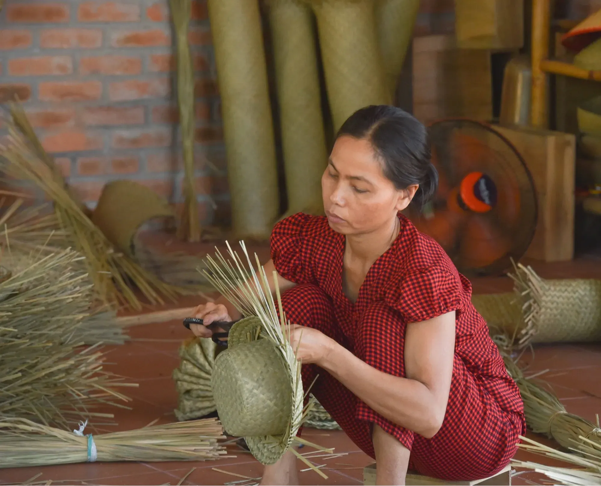 Làng nghề Đệm bàng Phò Trạch