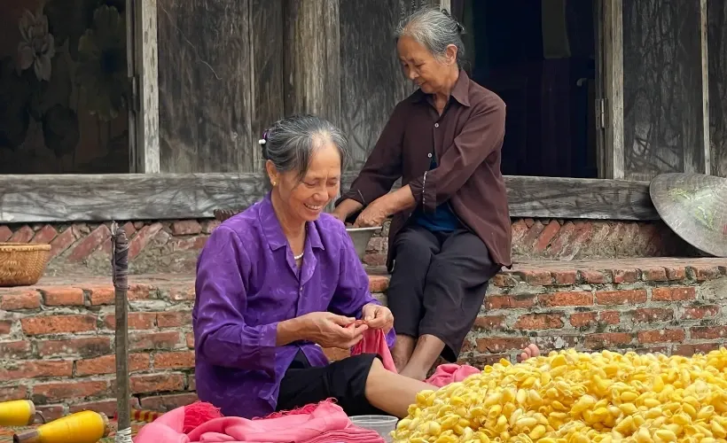 Làng nghề dệt lụa đũi Nam Cao