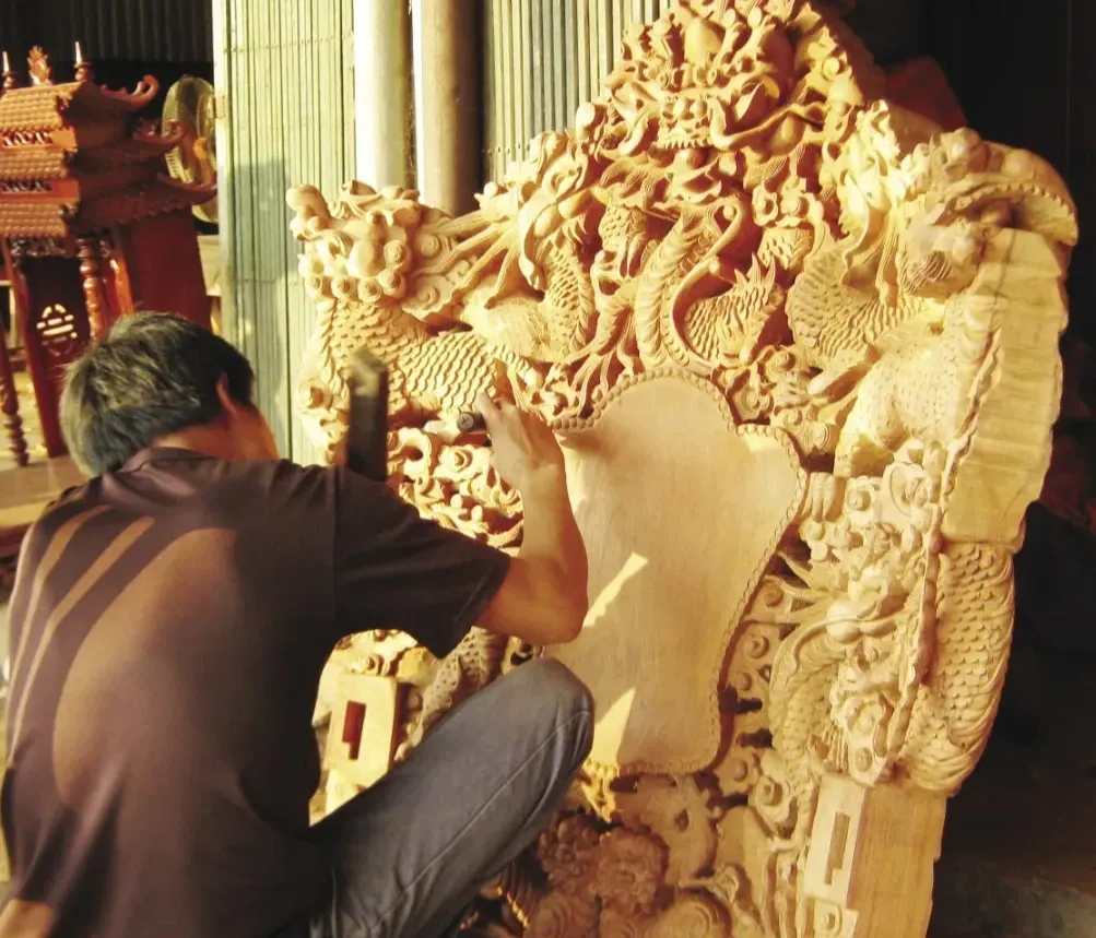 Làng nghề sản xuất đồ gỗ mỹ nghệ Đồng Kỵ